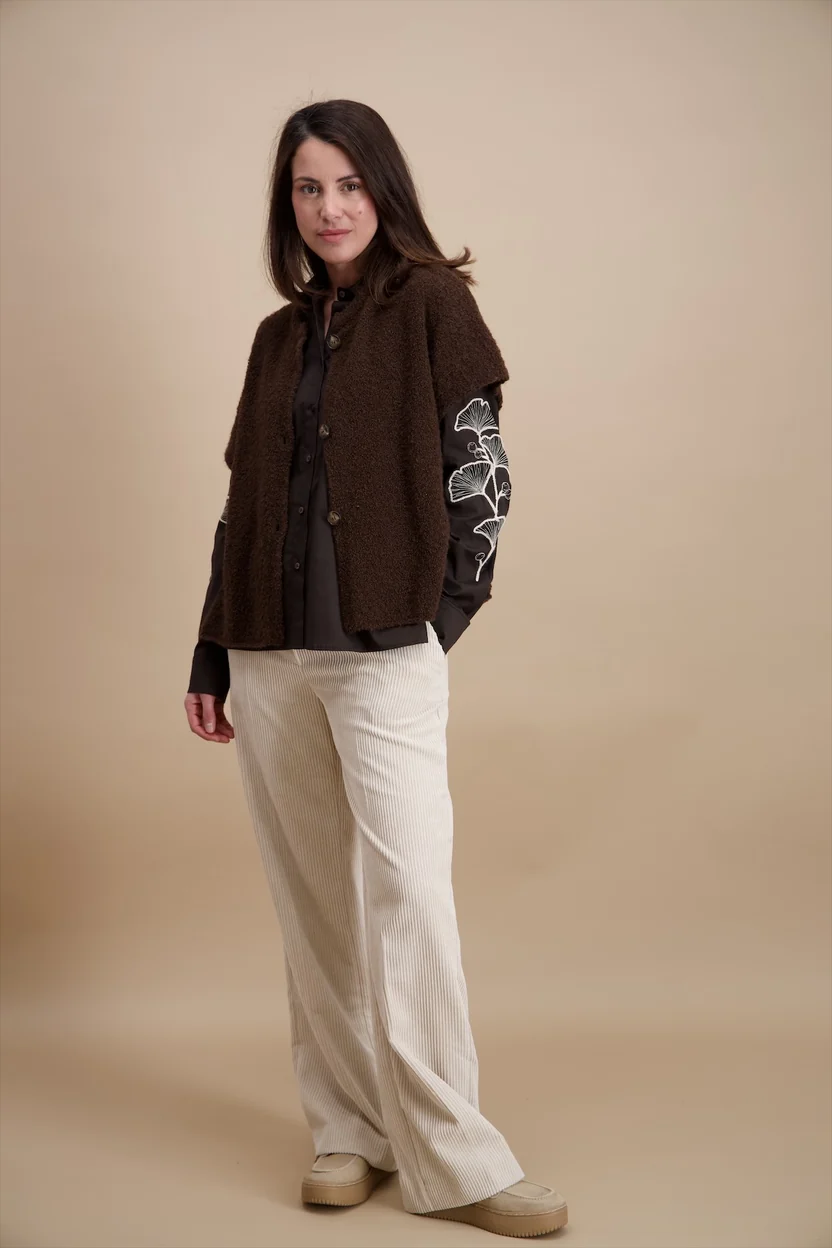 Knit Cardigan - Brown