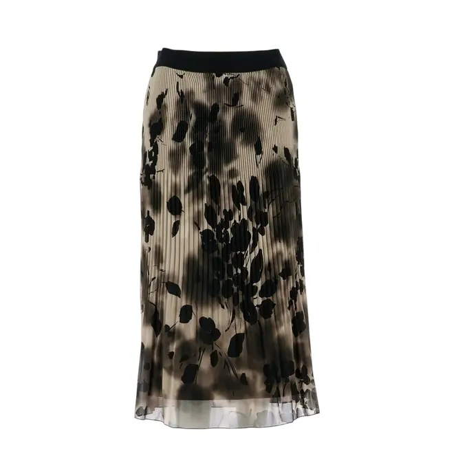 Plisse Skirt - Taupe