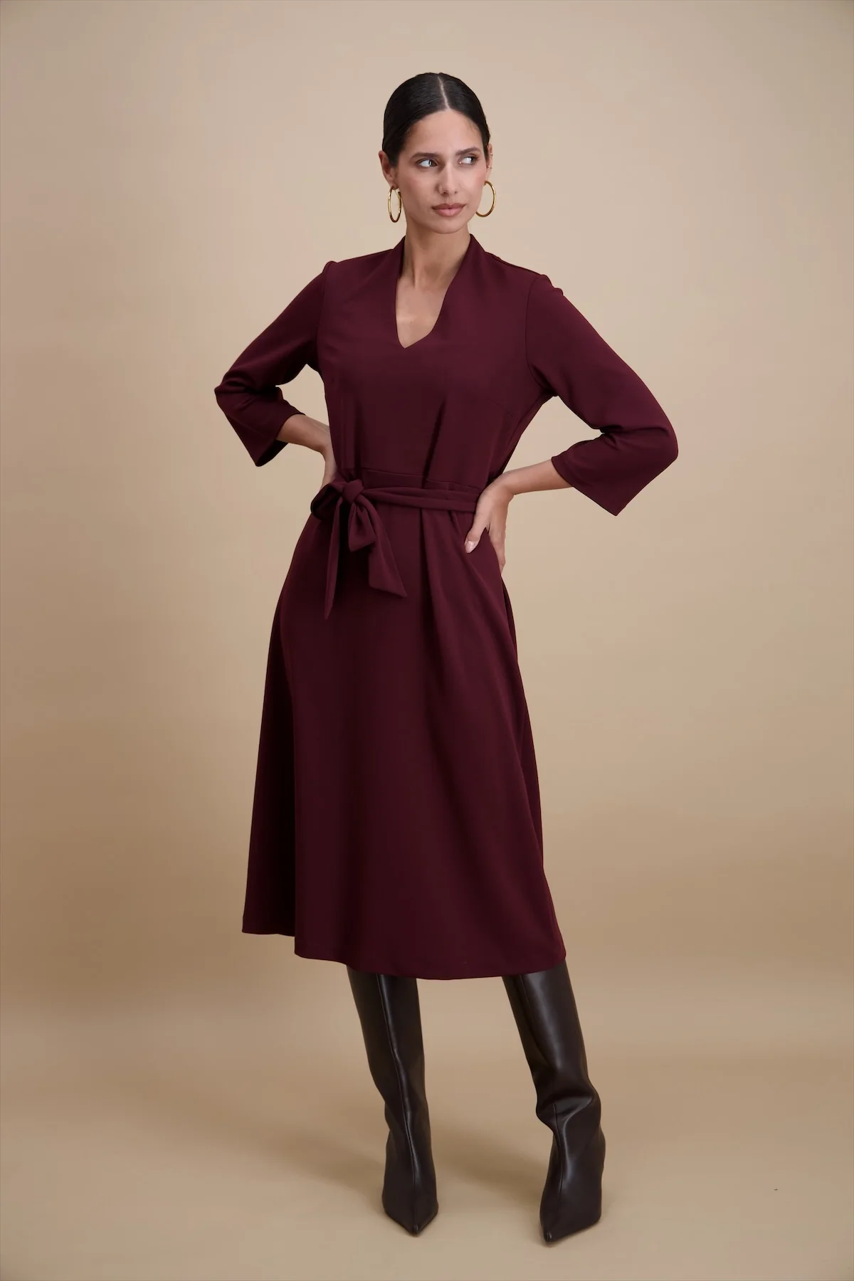 Long Dress - Burgundy