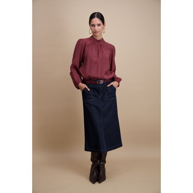 Demin Skirt - Dark Blue