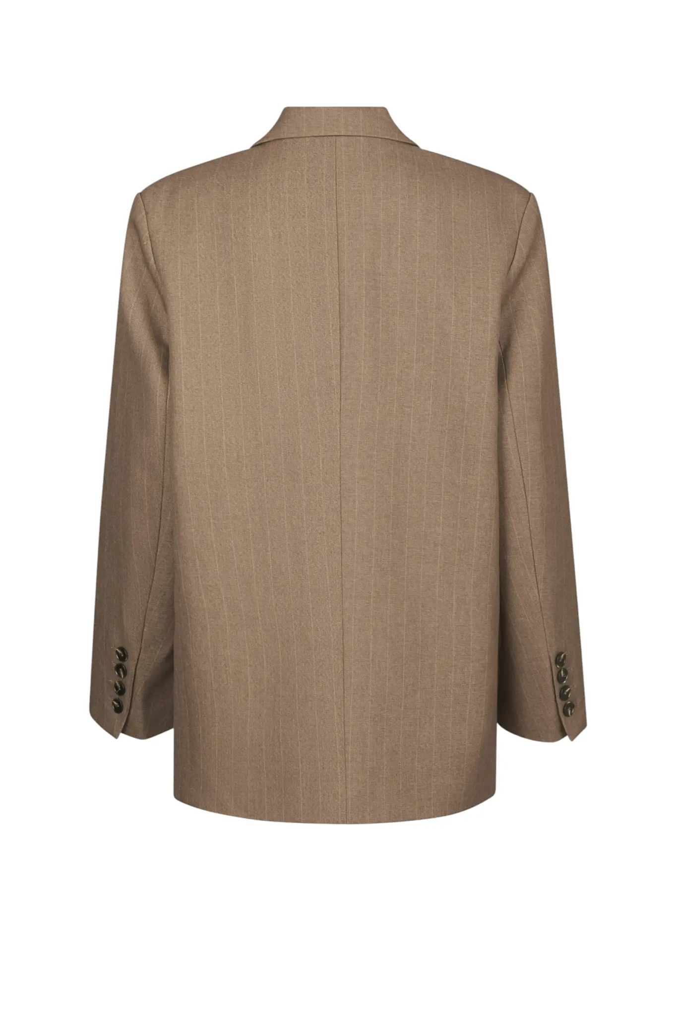 Gaby Pinstripe Blazer - Taupe