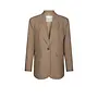 Gaby Pinstripe Blazer - Taupe