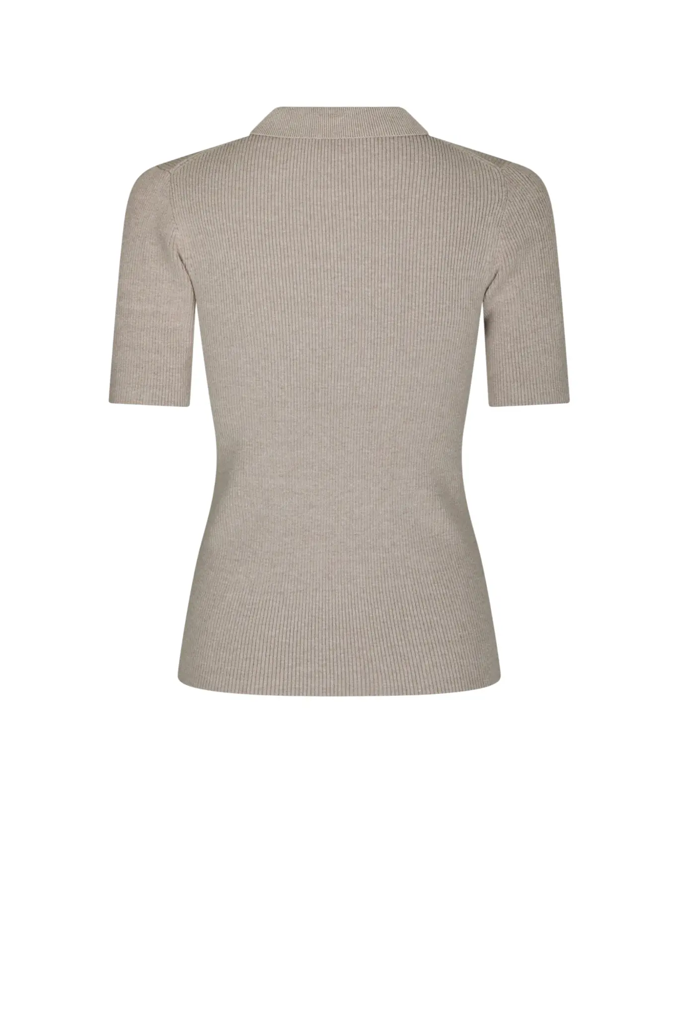 Manama Knit Blouse - Warm Grey