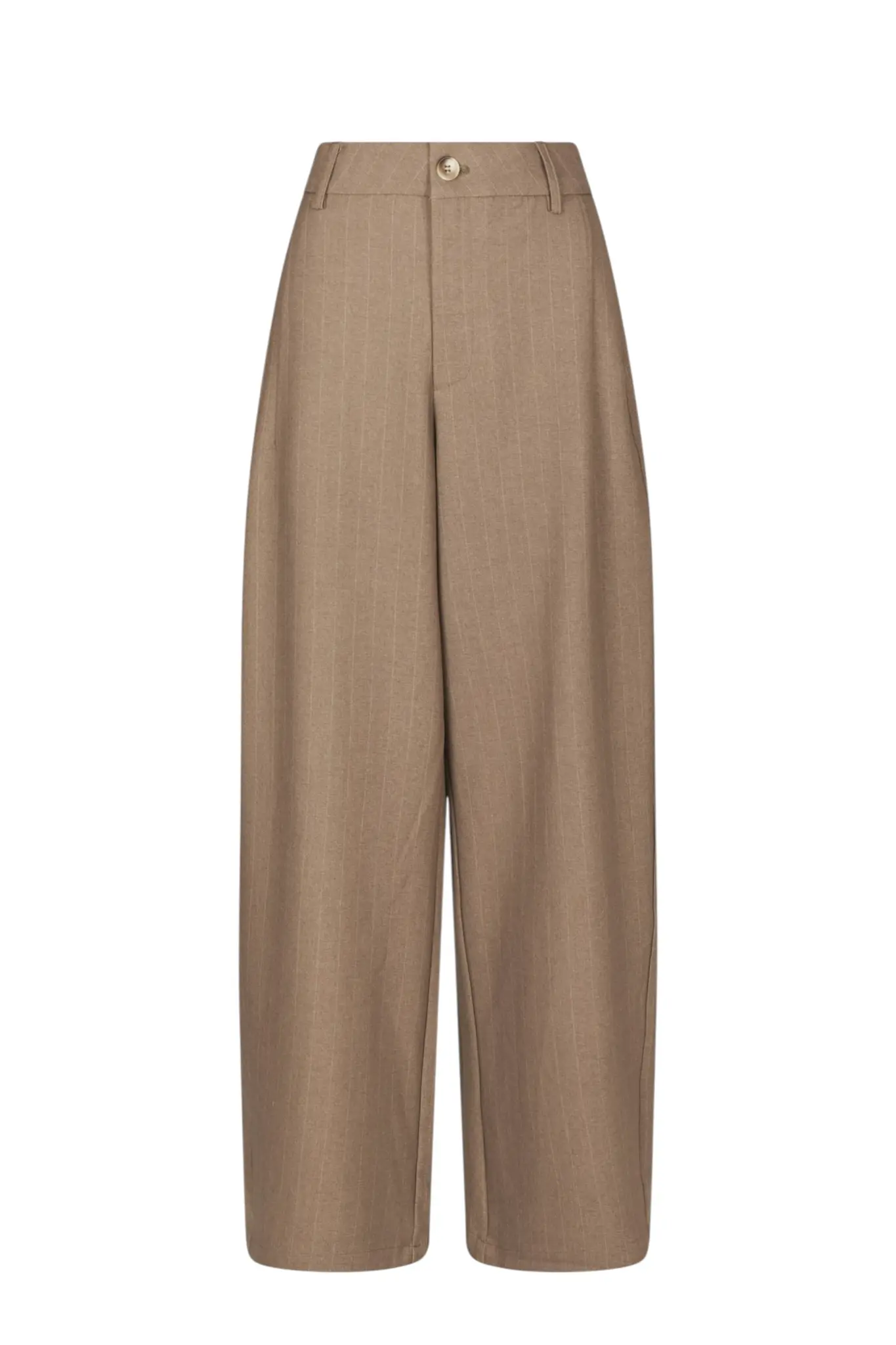 Essiall Pinstripe Pants - Taupe