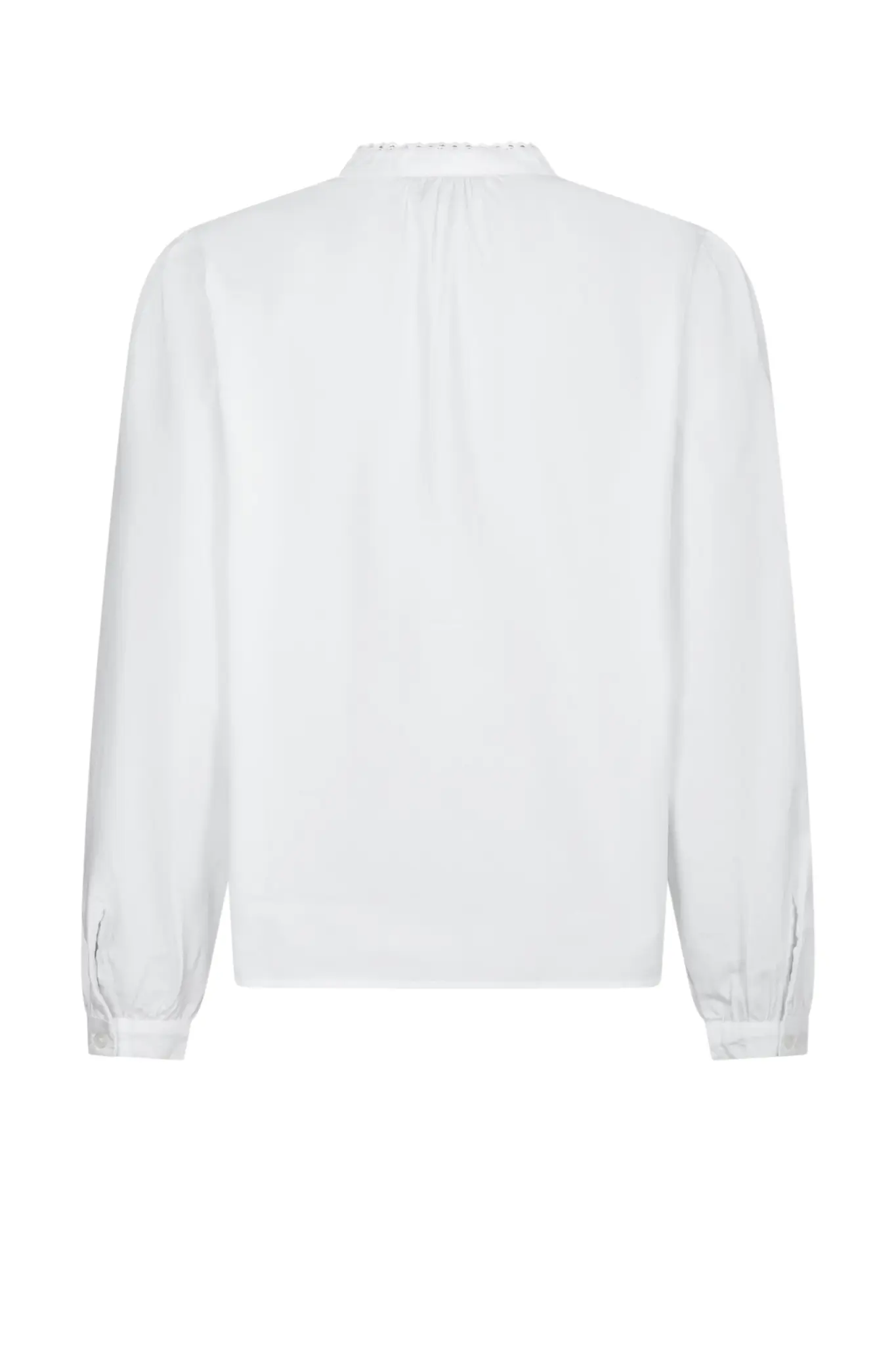 Aneliah C Poplin Blouse - White