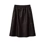 Leather Skirt - Dark Brown
