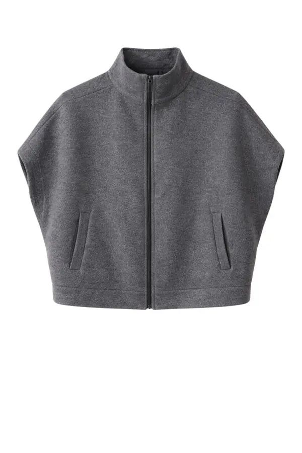 Cappa Zipper Alveare Jacket - Grigio Medio