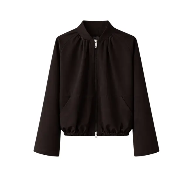 Eliana Jacket Technical Jersey - Chocolate