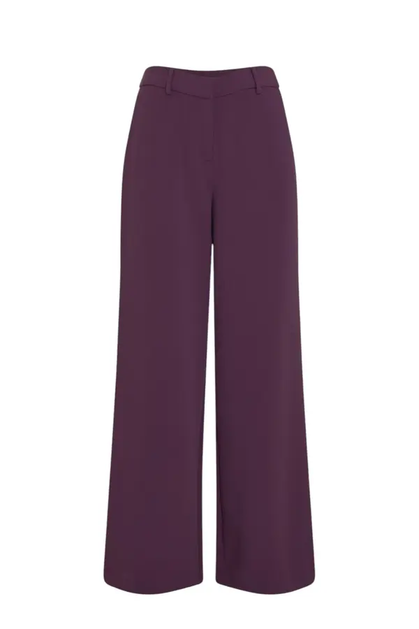 Macy Michelle HW Wide Pants REGULAR - Potent Purple