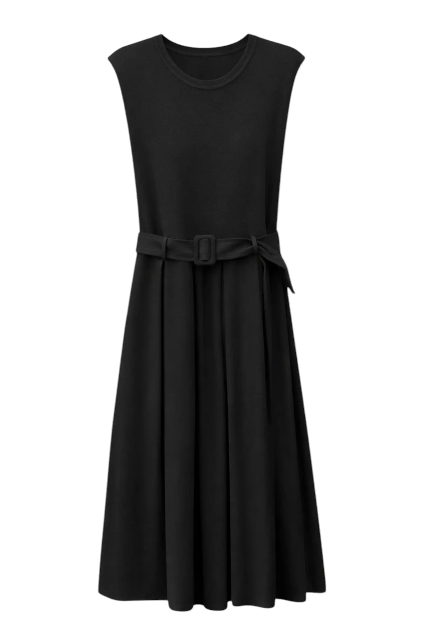 Kora Viscose Mix Dress - Black