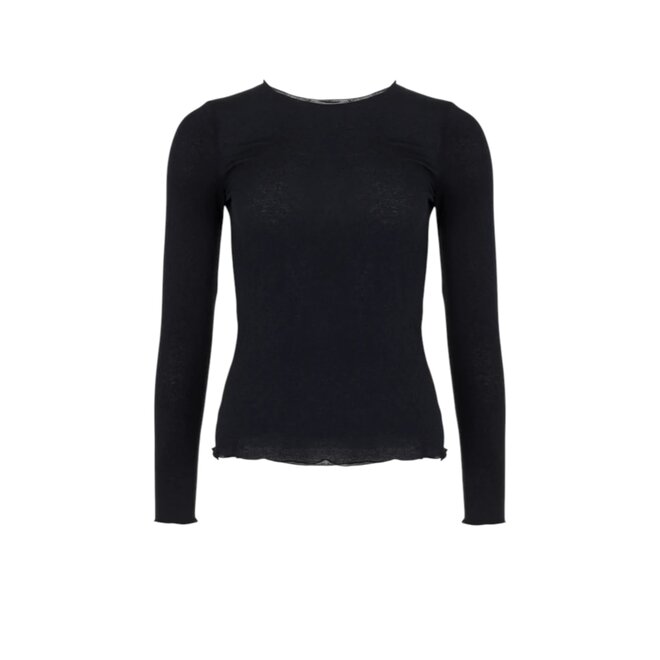 Davia Top - Blue Black