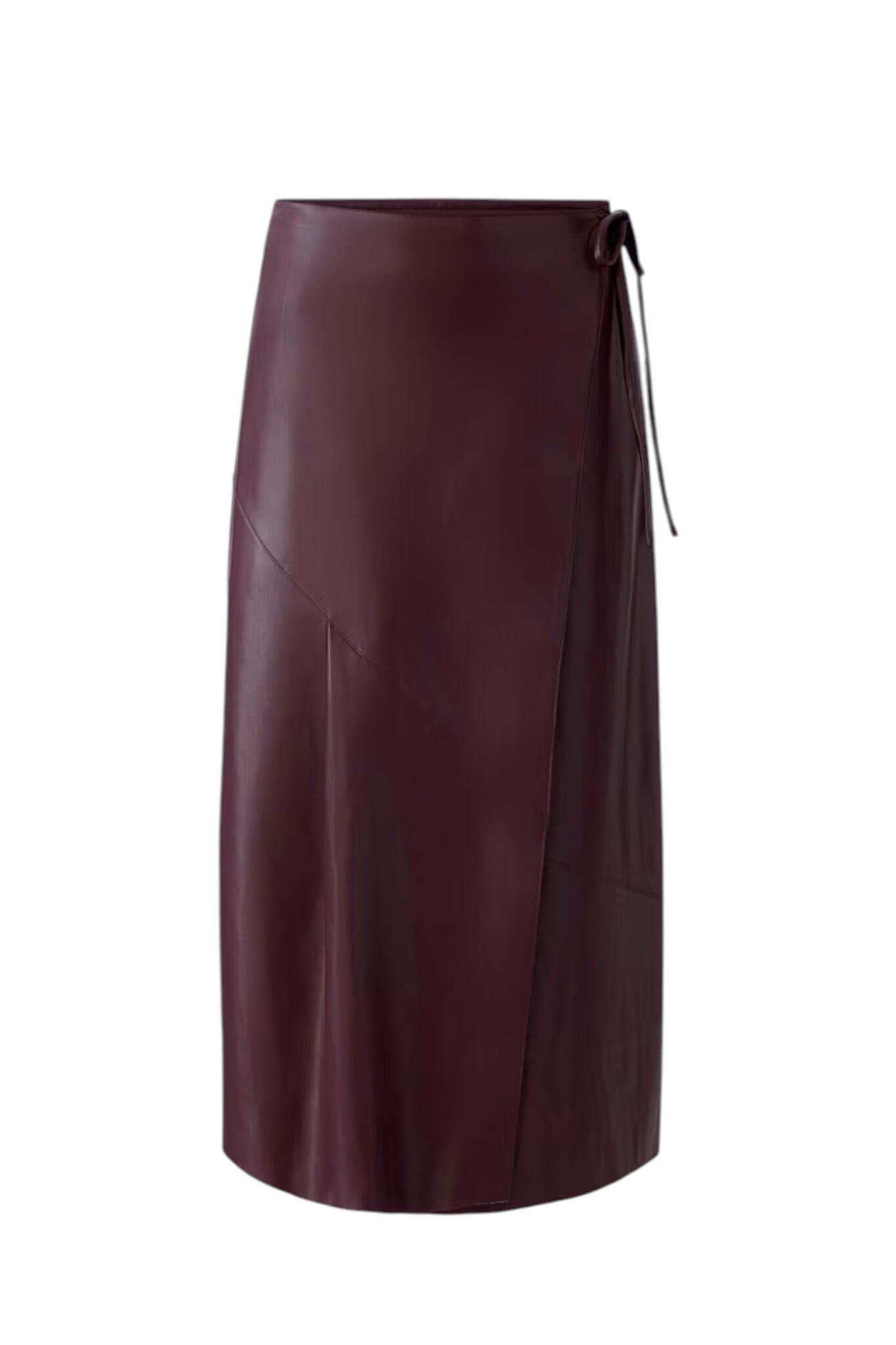 Fake Leather Skirt - Ultra Viole