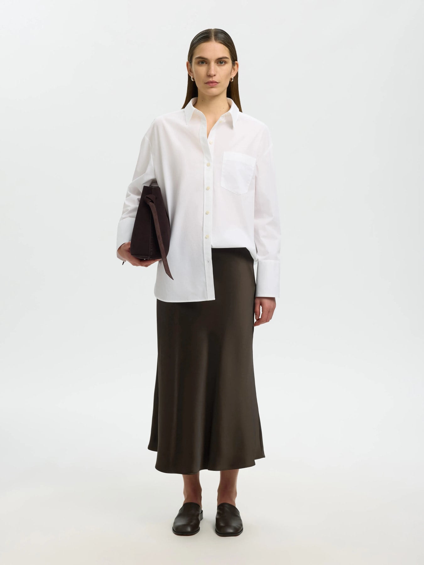 Lena HW Midi Skirt - Delicioso