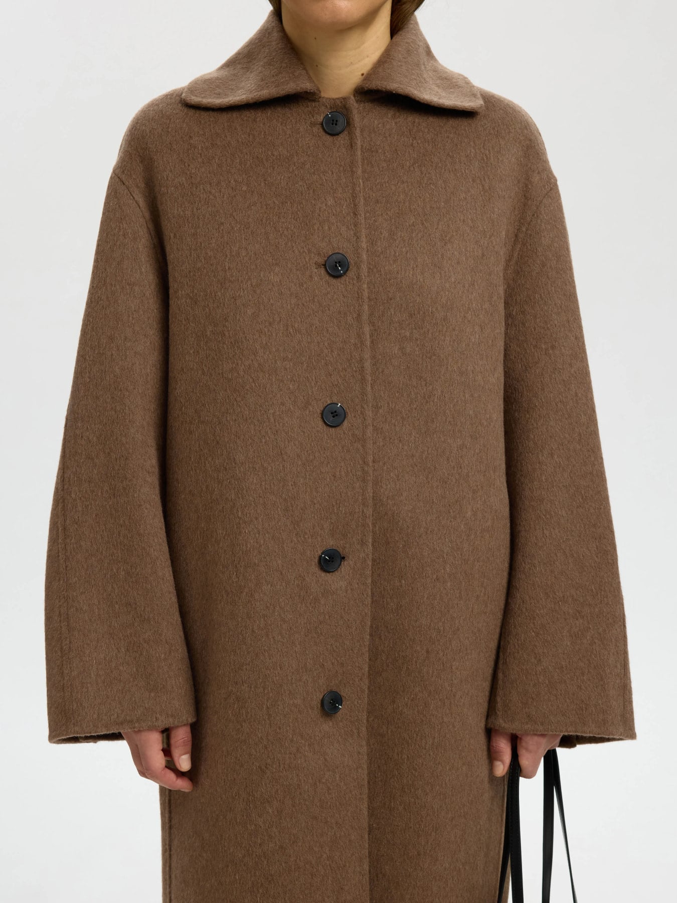 Geri Handmade Coat - Chocolate Chip Melange