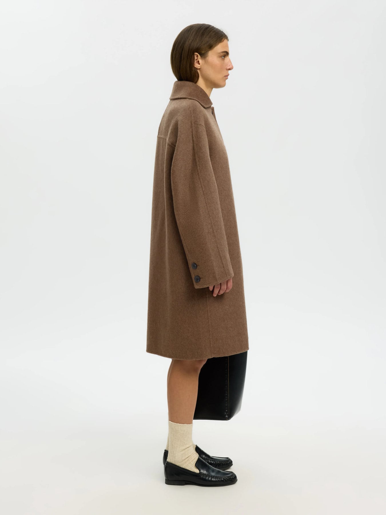 Geri Handmade Coat - Chocolate Chip Melange