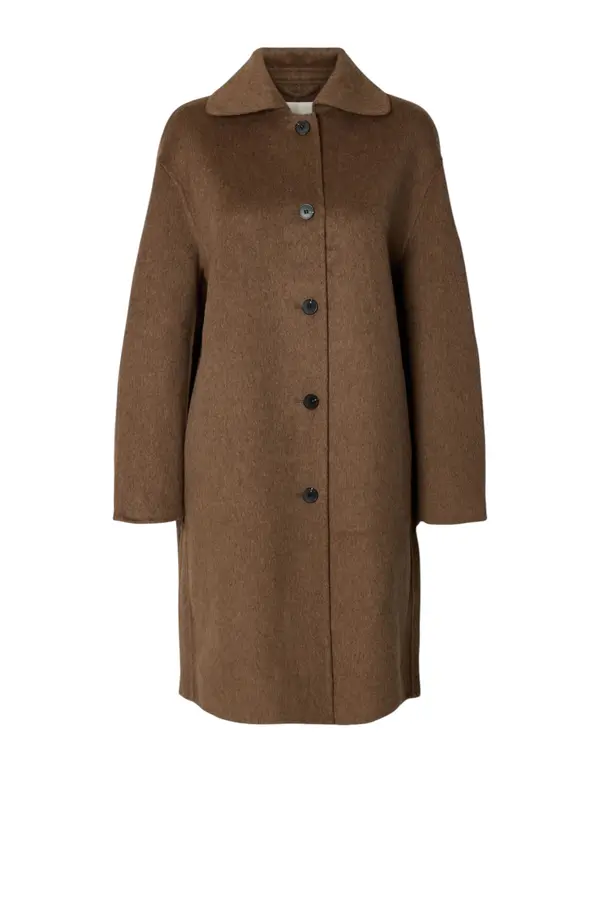 Geri Handmade Coat - Chocolate Chip Melange