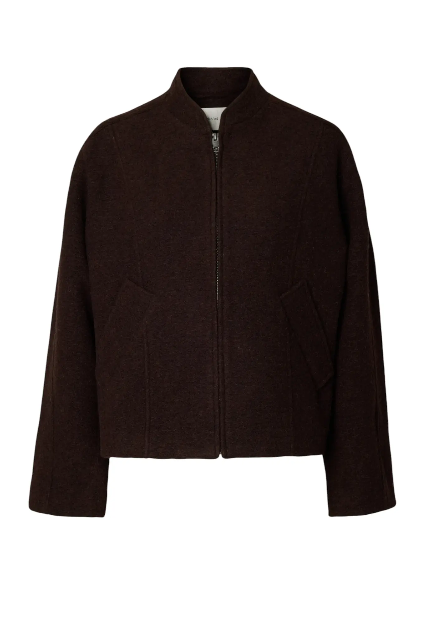 Jacqueline Wool Blend Jacket Noos - Delicioso Melange
