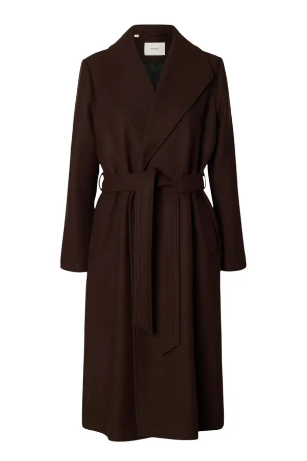 Zia-Rosa Wool Blend Coat Noos - Delicioso Melange