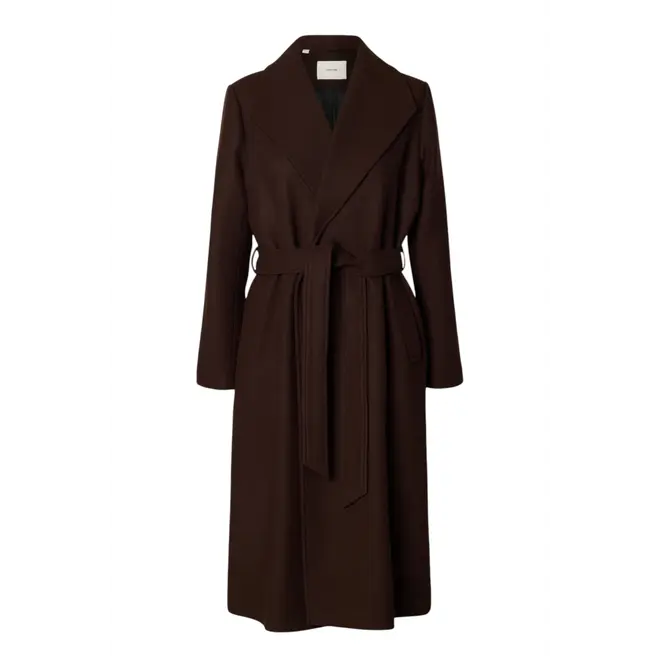 Zia-Rosa Wool Blend Coat Noos - Delicioso Melange
