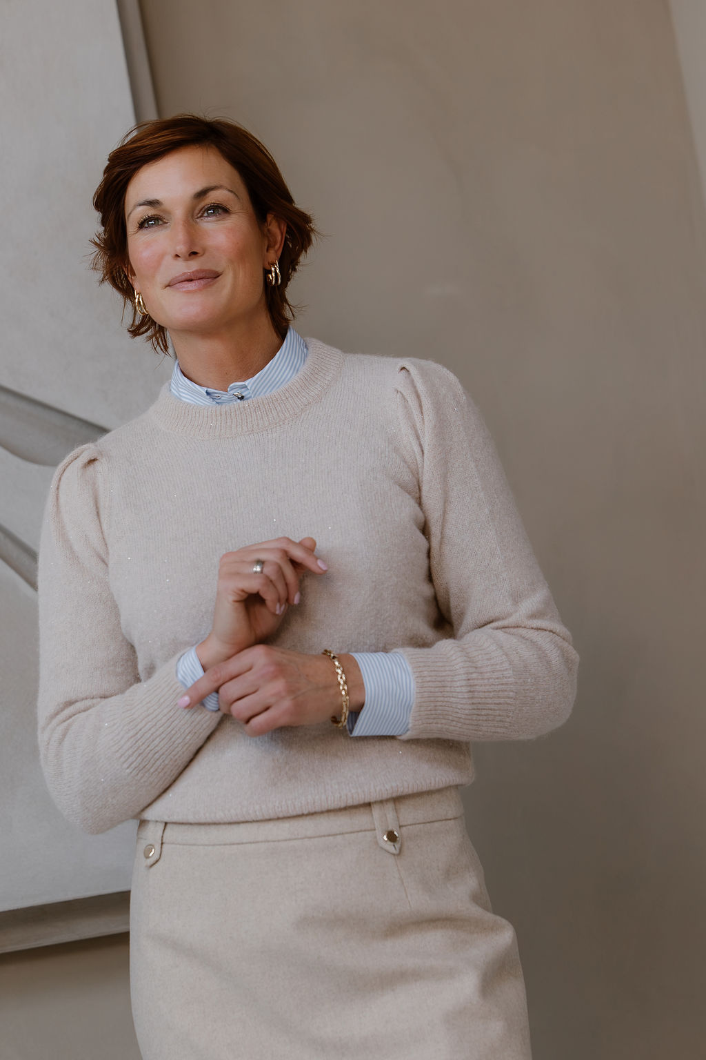 Nella Blouse - Lichtblauw