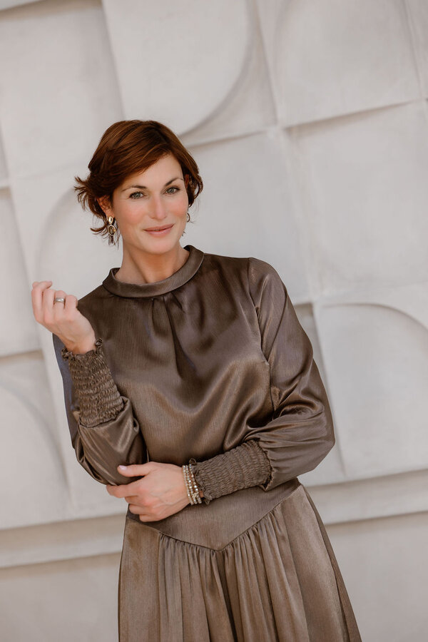 Arenda Blouse - Taupe