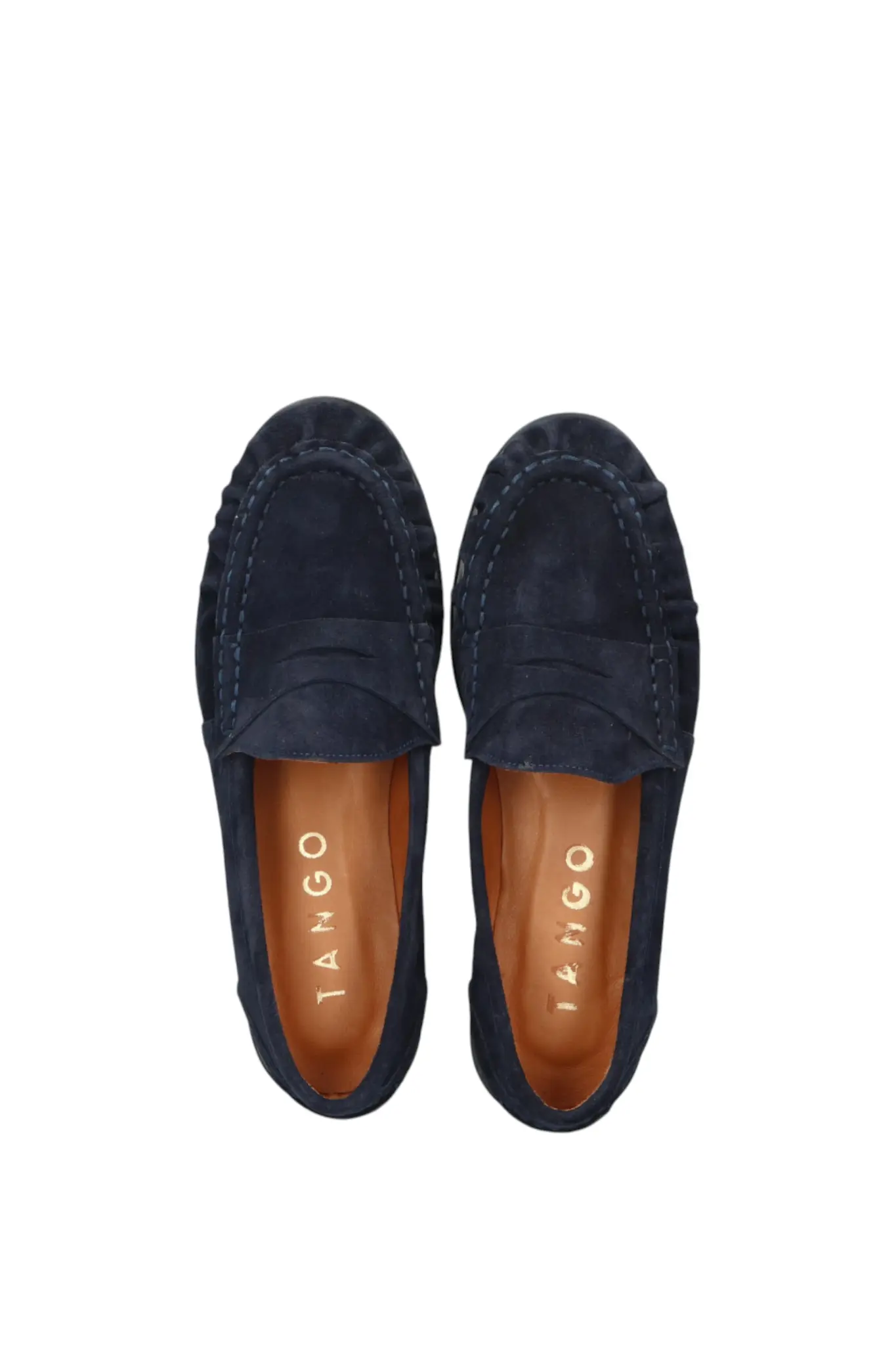 Agnes Loafer - Navy Suede