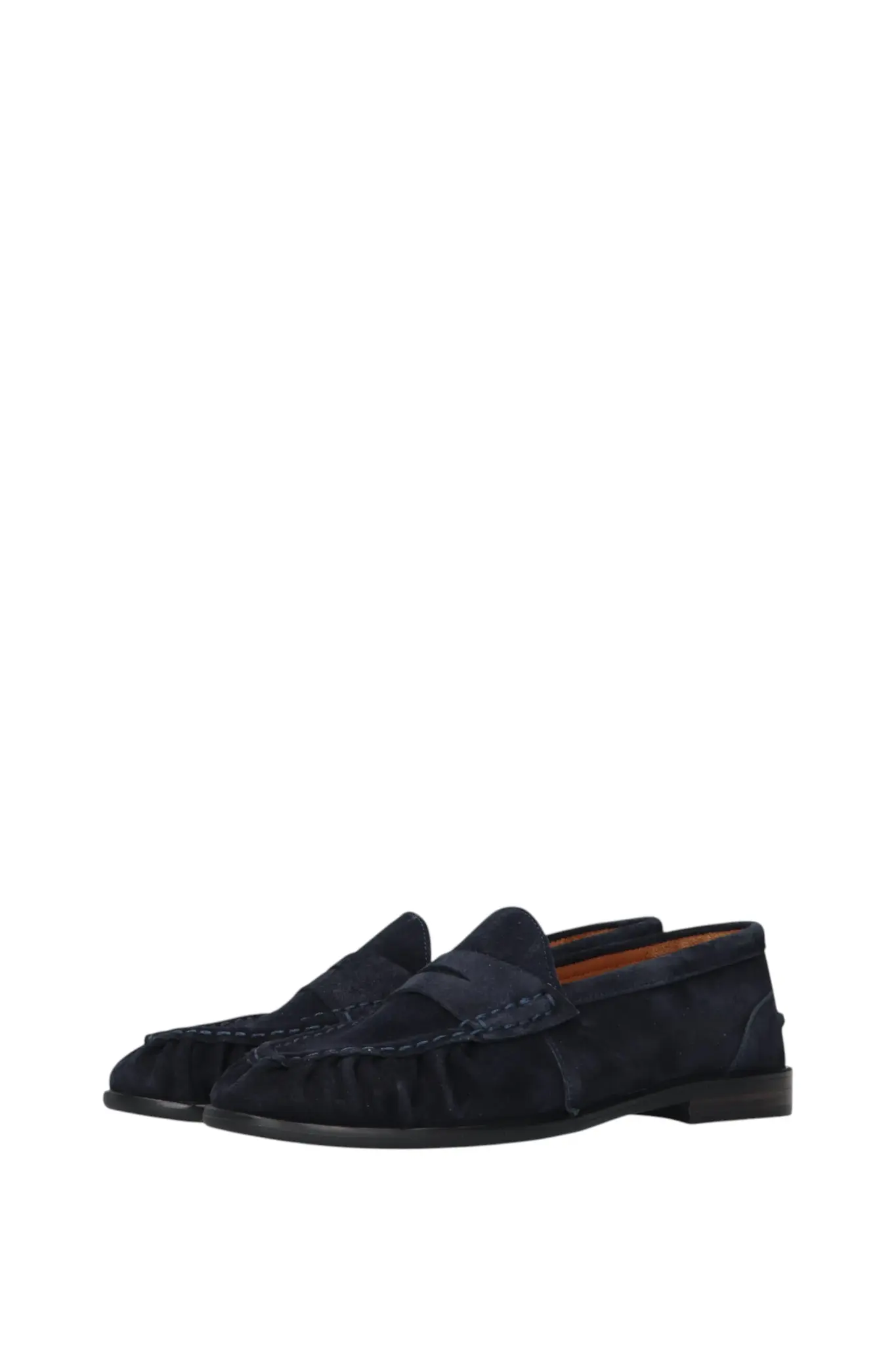 Agnes Loafer - Navy Suede