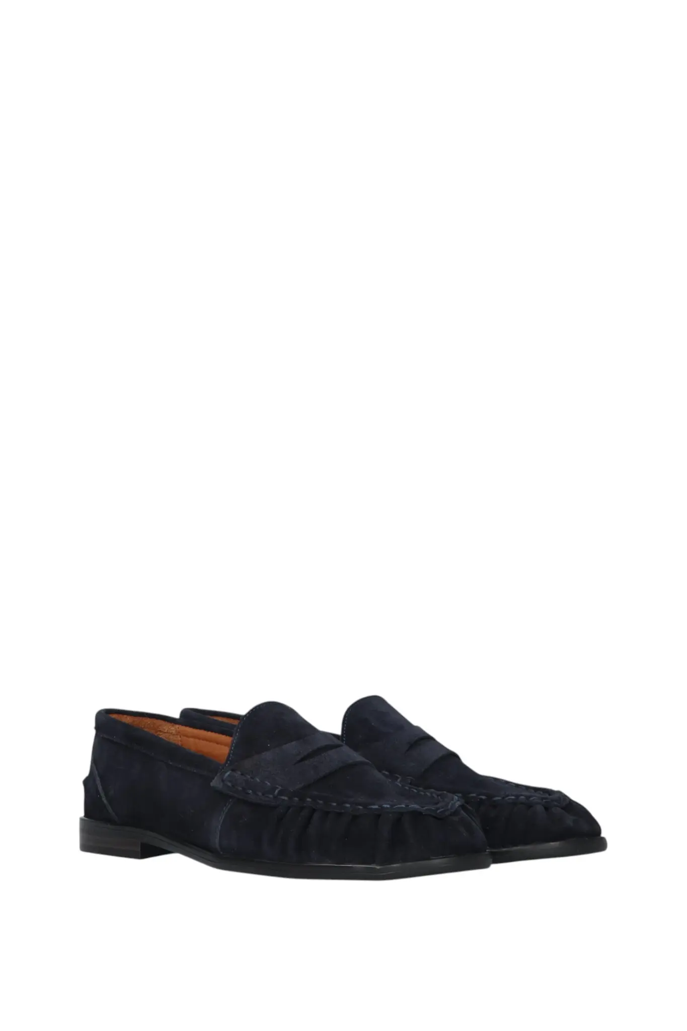 Agnes Loafer - Navy Suede