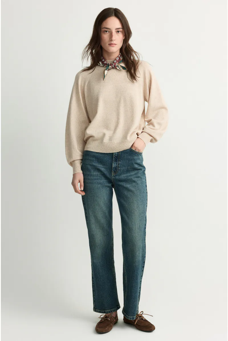 Allium - Pullover - Beige Melange