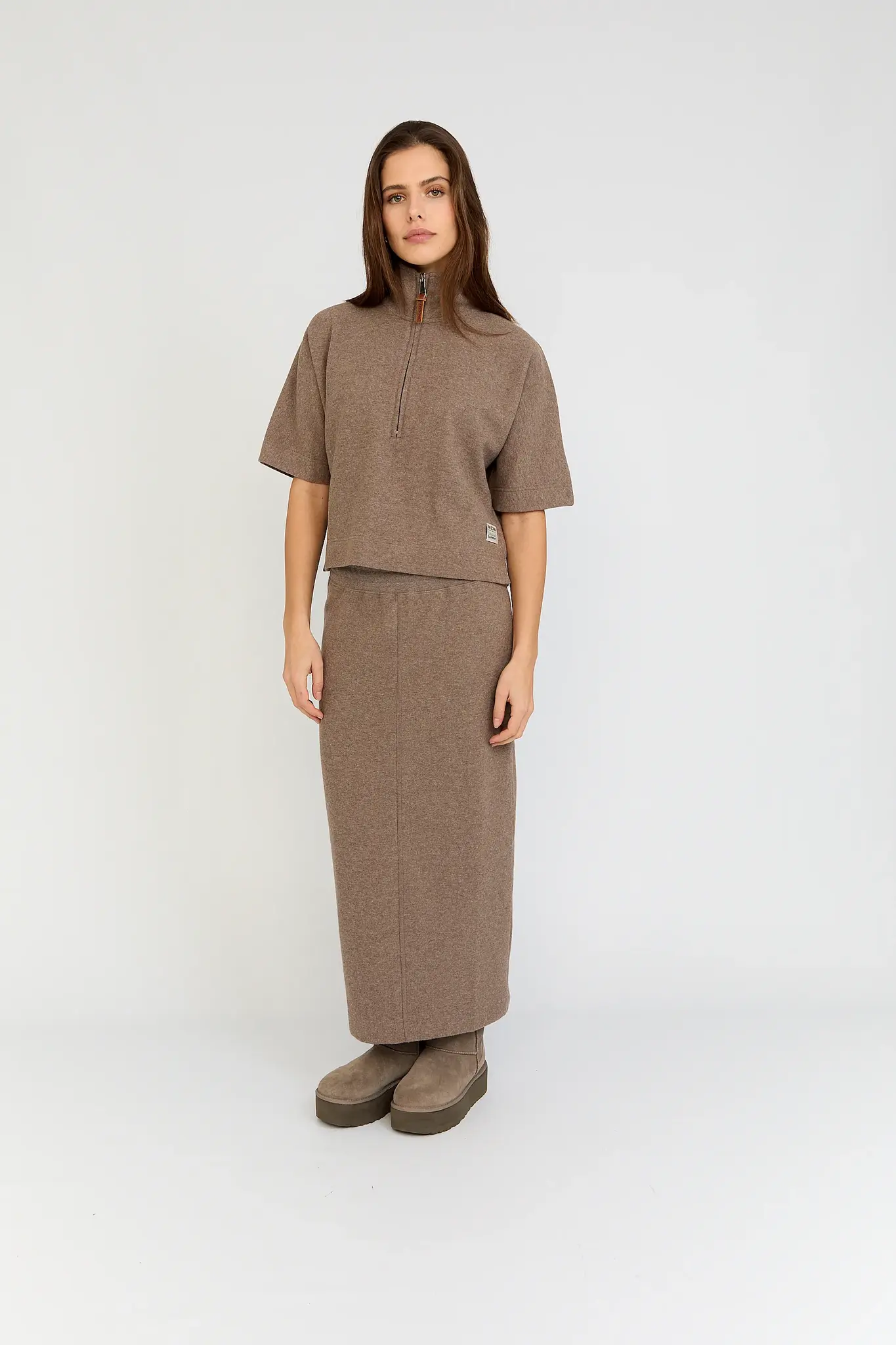 Ginevra Sweater - Dark Chocolate Solid