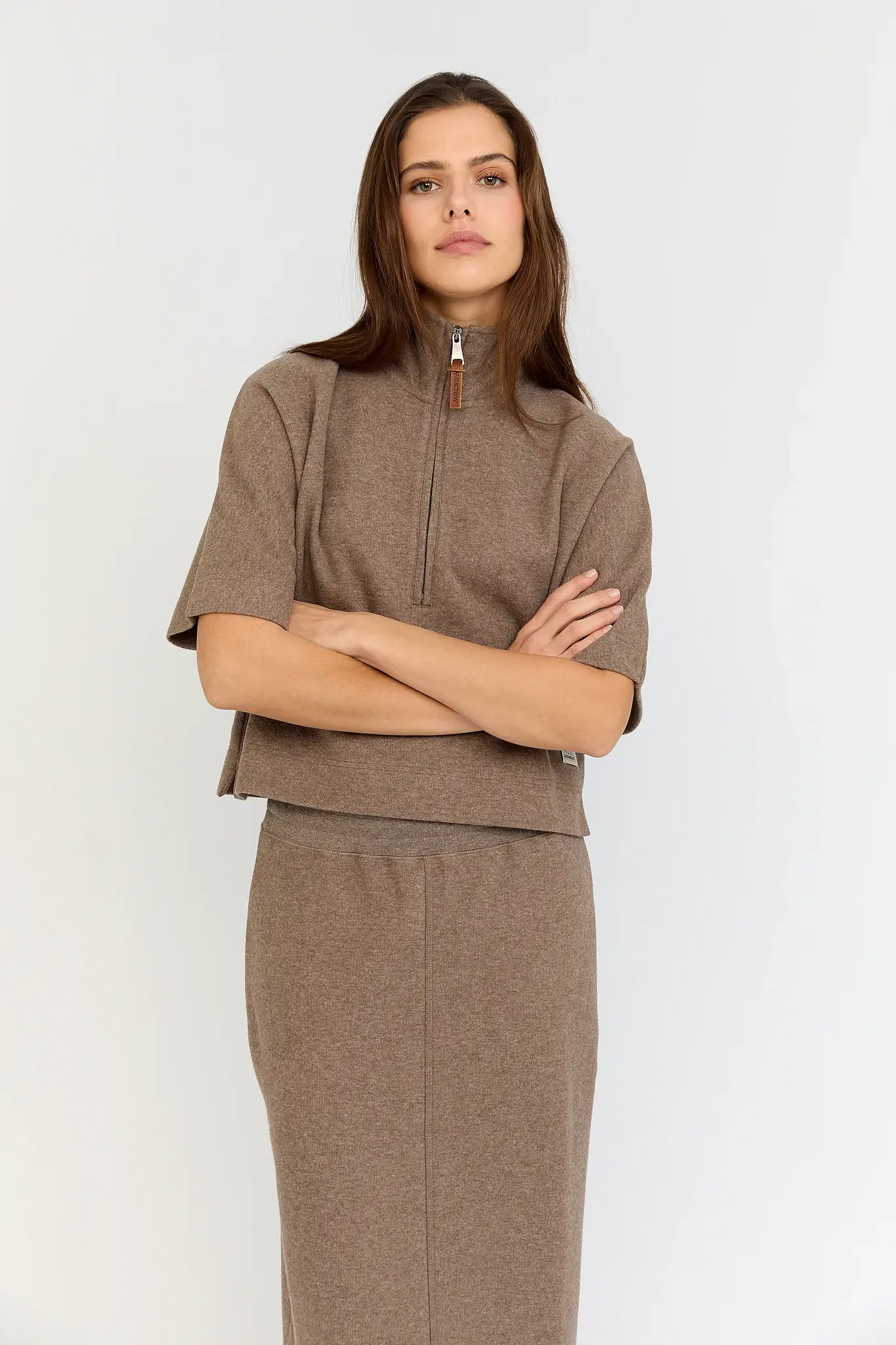 Ginevra Sweater - Dark Chocolate Solid
