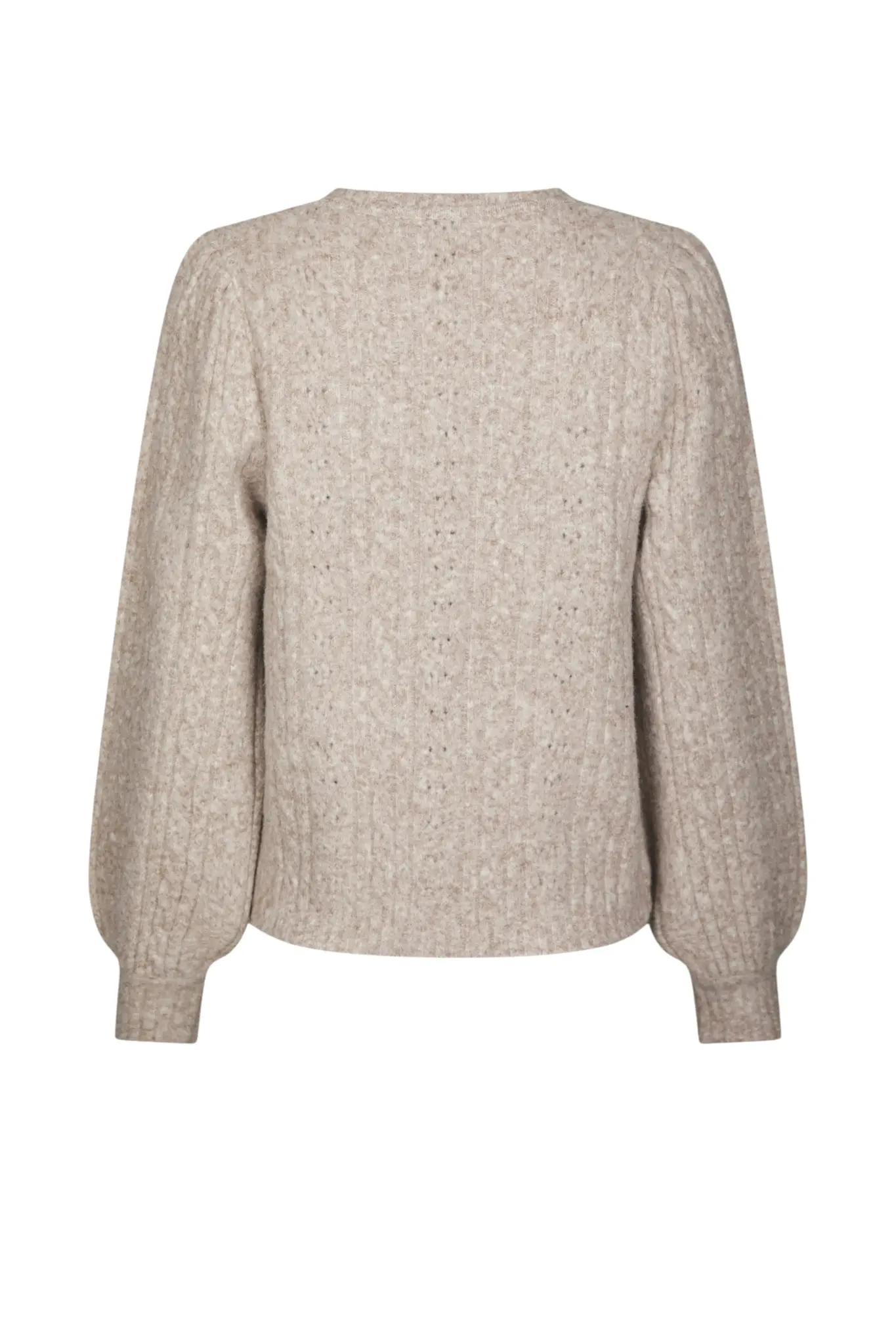 Koteas Cable Knit Cardigan - Beige Melange