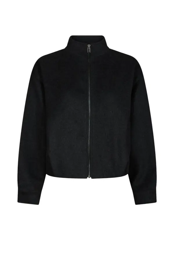 Florine Wool Bomber Jacket - Antracit