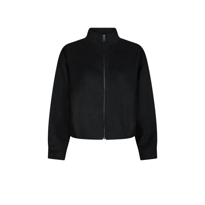 Florine Wool Bomber Jacket - Antracit