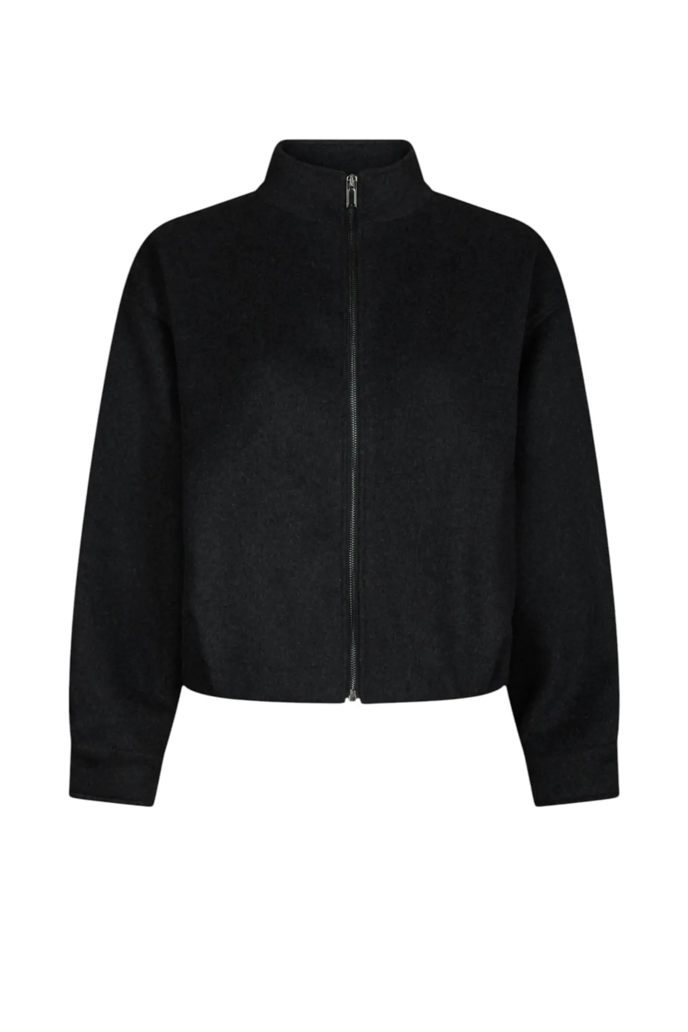 Florine Wool Bomber Jacket - Antracit