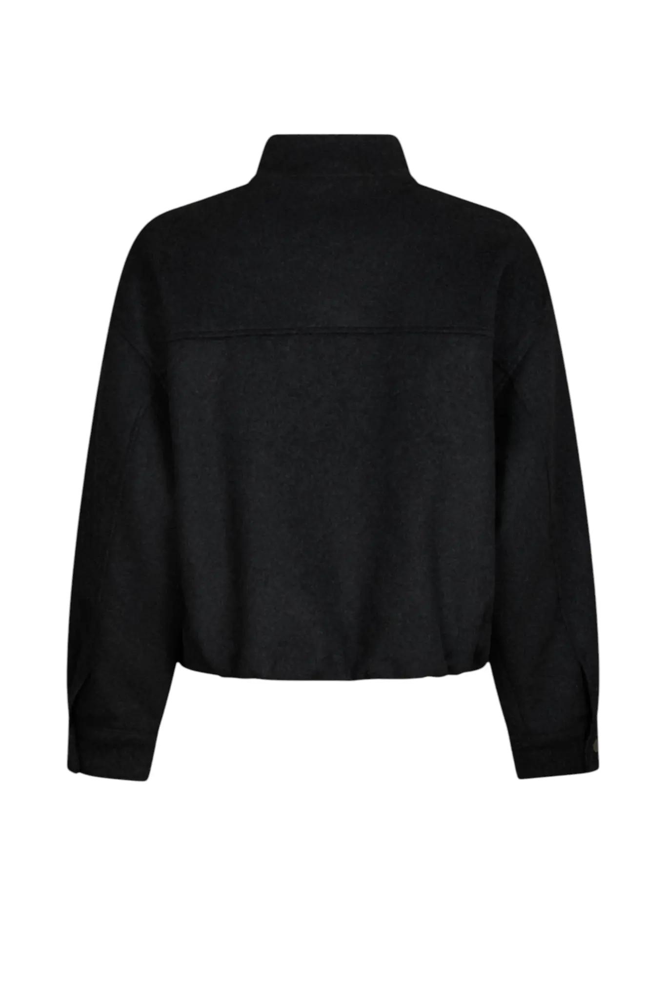 Florine Wool Bomber Jacket - Antracit