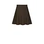 Renata Fluffy Knit Skirt - Brown Melange