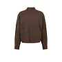 Paulina Knit Blouse - Dark Brown