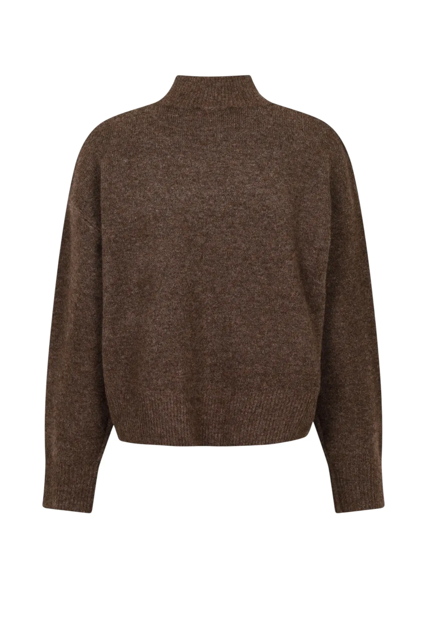 Paulina Knit Blouse - Dark Brown