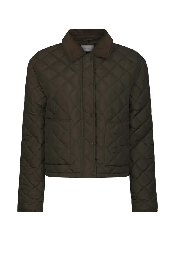 Kanya  Quilt Jacket - Khaki