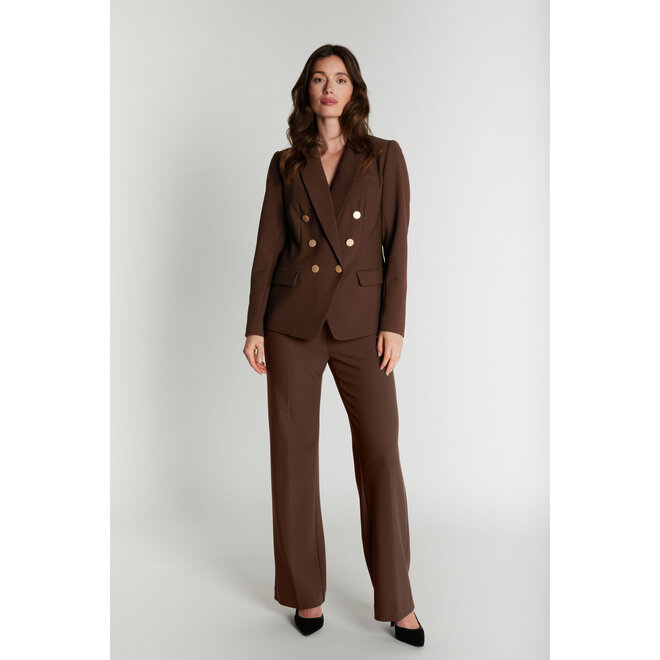 Comfy Olana Wide Pants - Chocolat