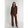 Comfy Olana Wide Pants - Chocolat