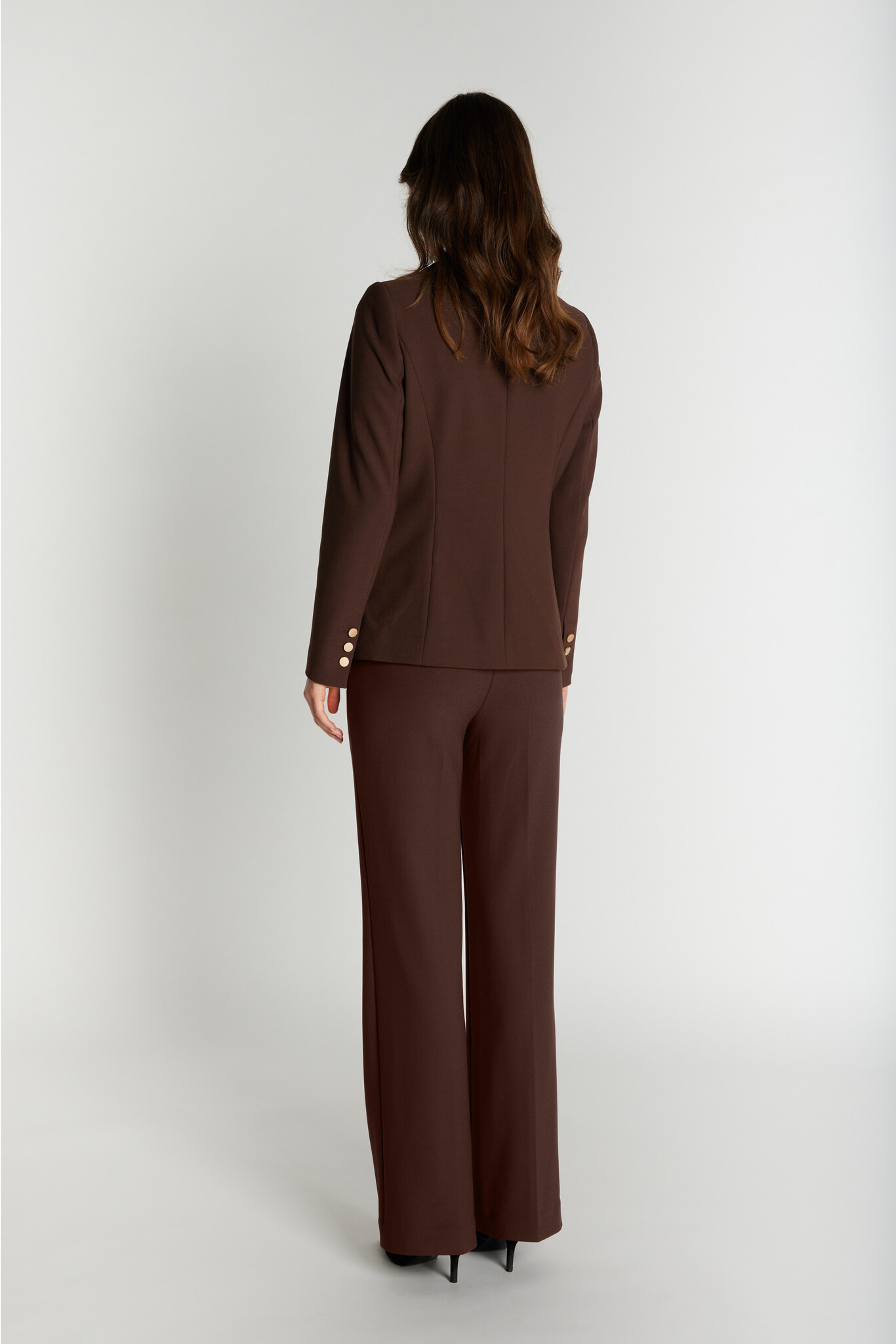 Comfy Olana Wide Pants - Chocolat