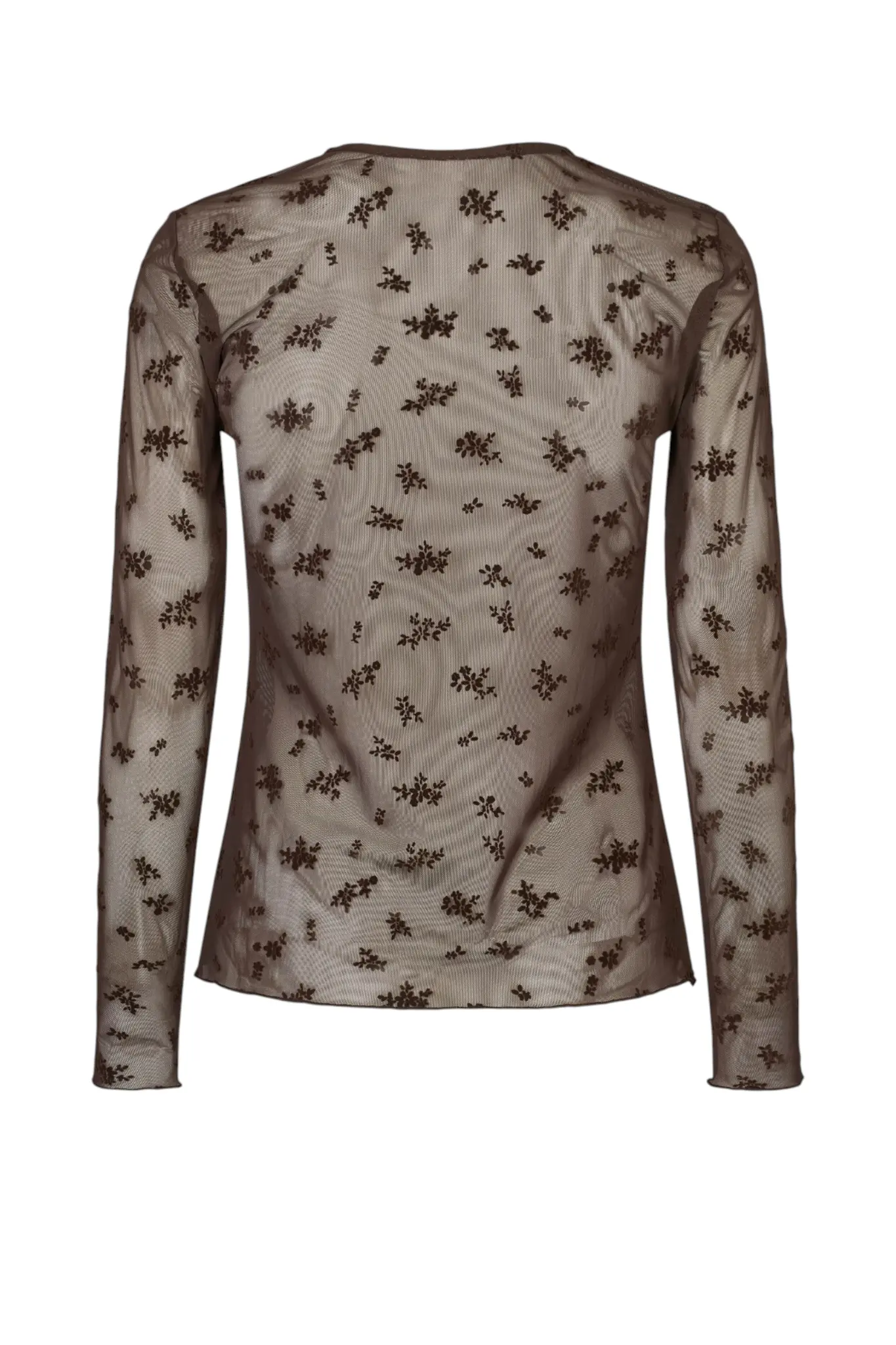 Round Neck Blouse - Chocolat