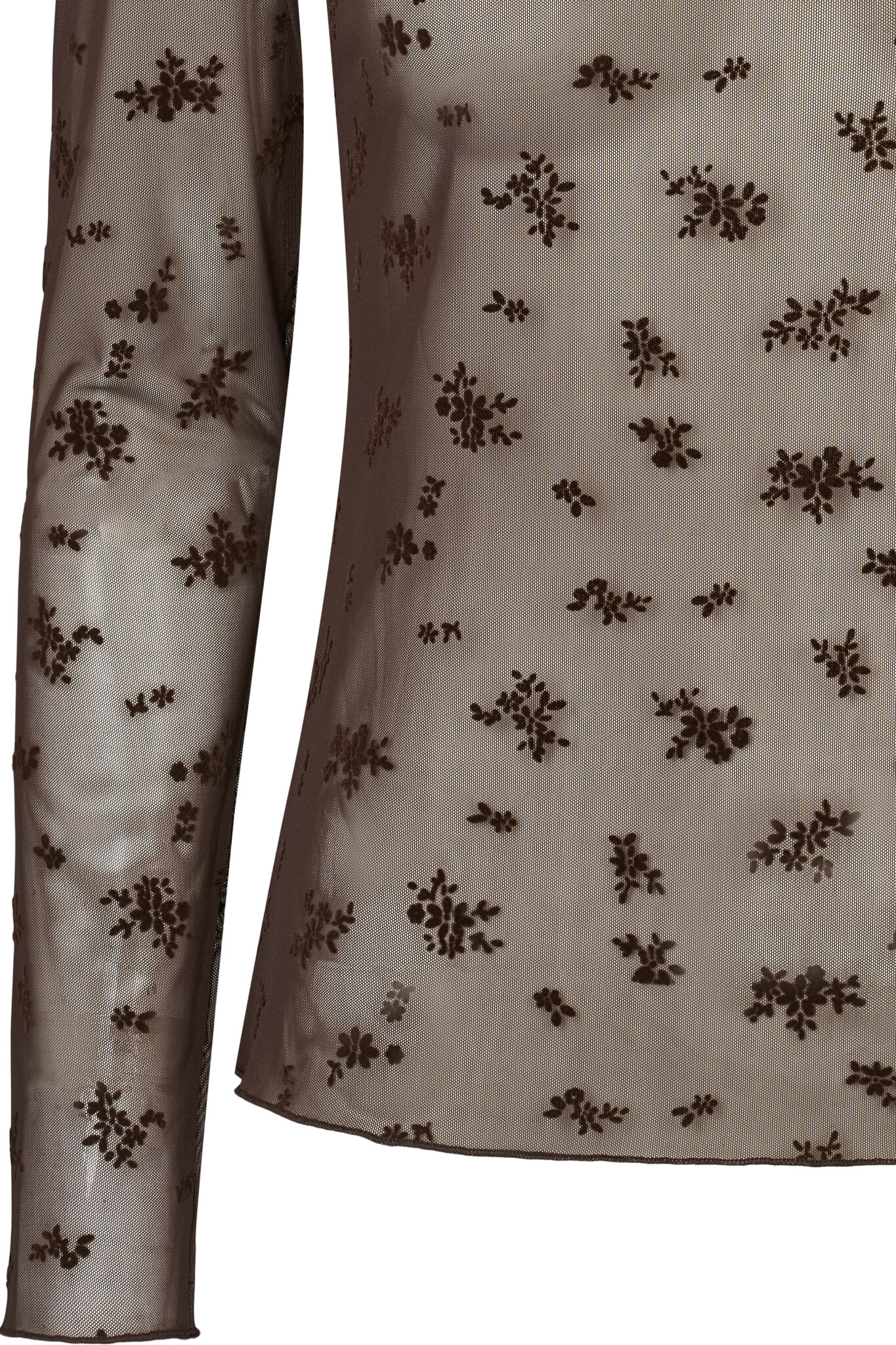 Round Neck Blouse - Chocolat
