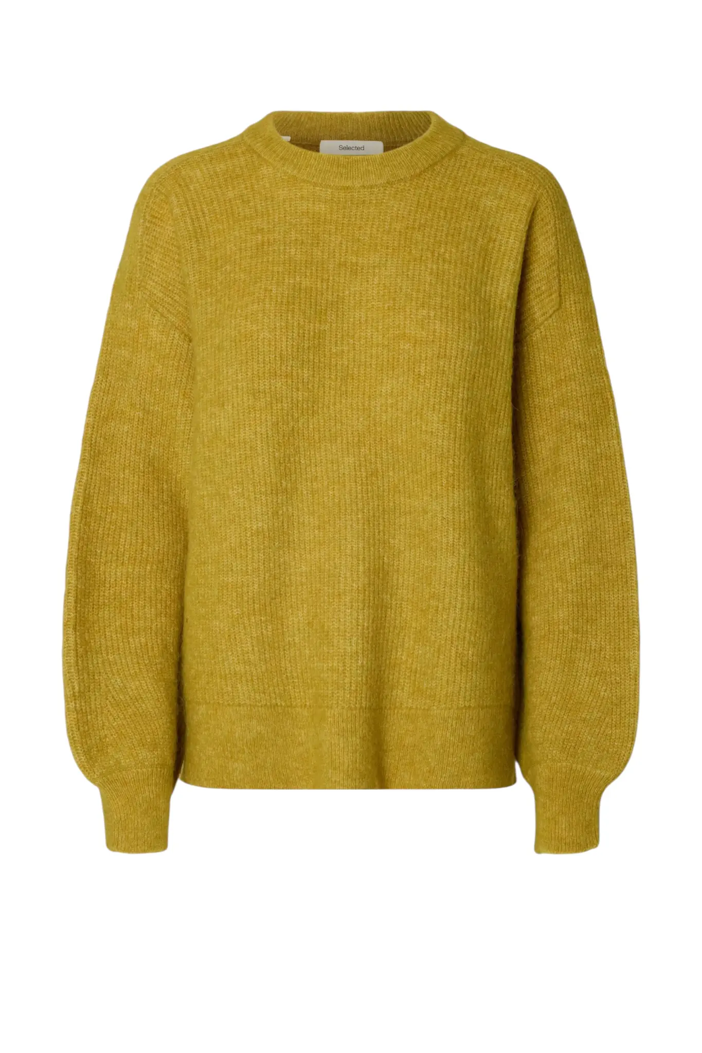 Lulu Ls Knit Relaxed O-Neck - Avocado Oil