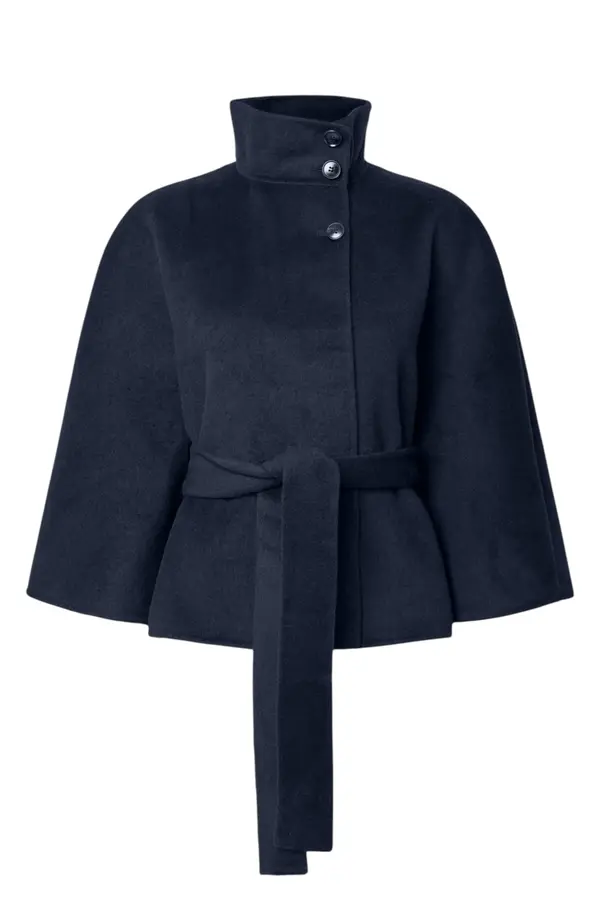Almio Handmade Wool Blend Jacket S. - Navy Blazer