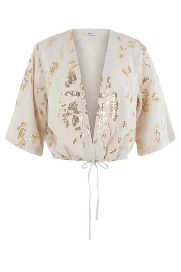 Blouse - Cream Solid