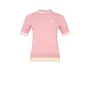 Two-tone Crewneck Sweater - Pink Bleached / Chalk