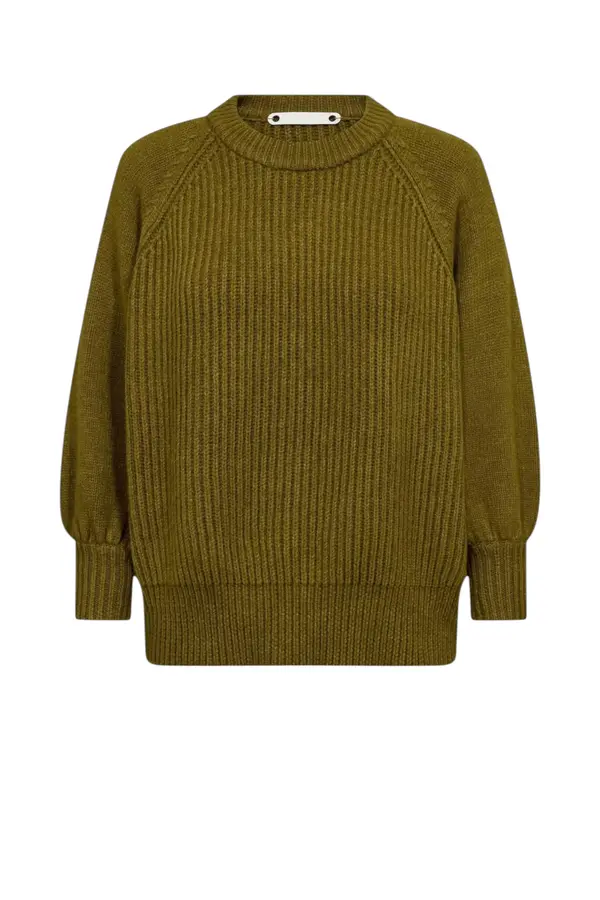 RowCC Puff SS Rib Knit - Fer Green